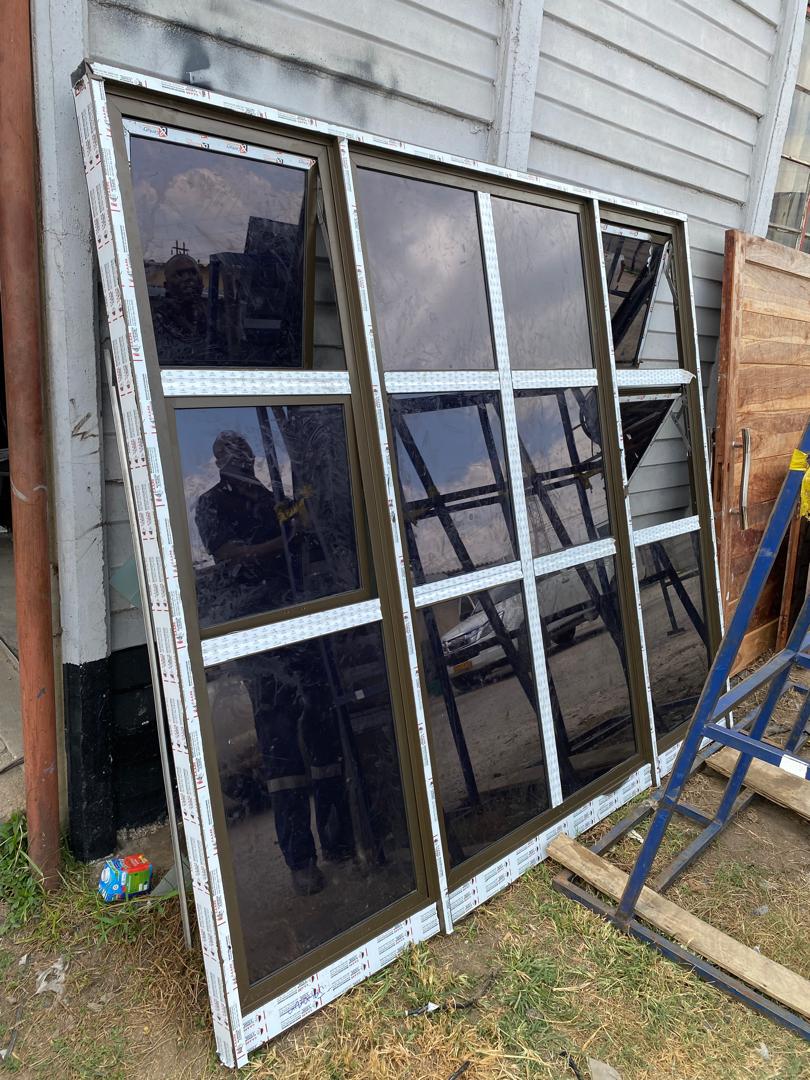 We supply Aluminum Doors, Burglar Bars, Office Partitions etc